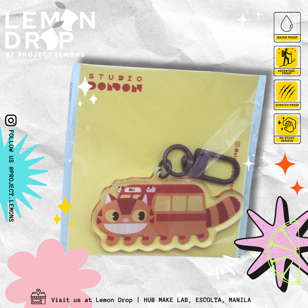 Cat Bus Keychain