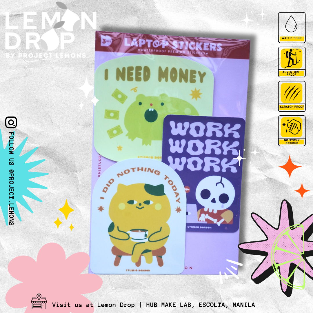 Work Laptop Sticker Bundle
