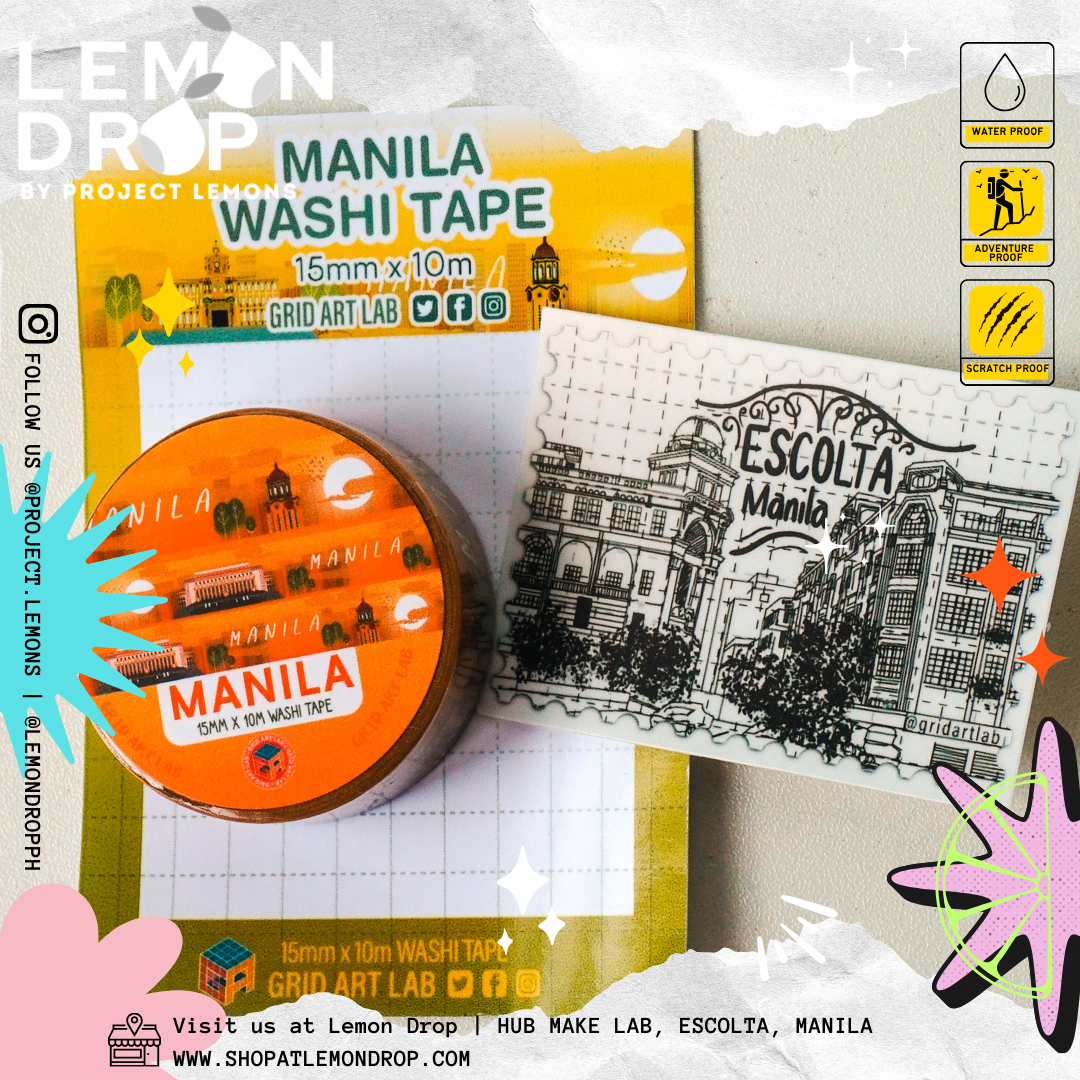 Grid Art Lab - Manila Washi Tape