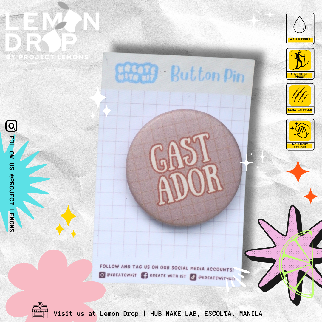 Button Pin - Gastador v2