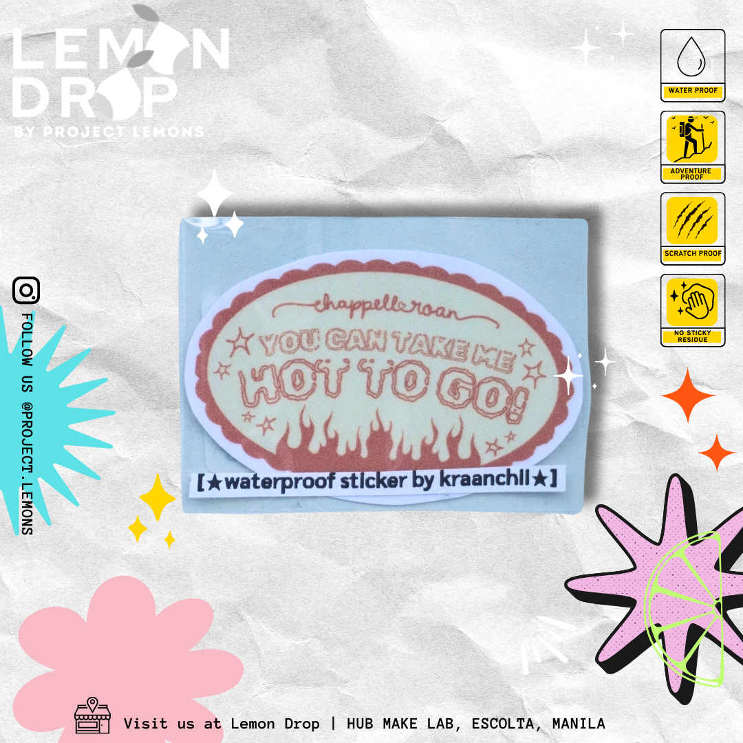 Hot to go Sticker