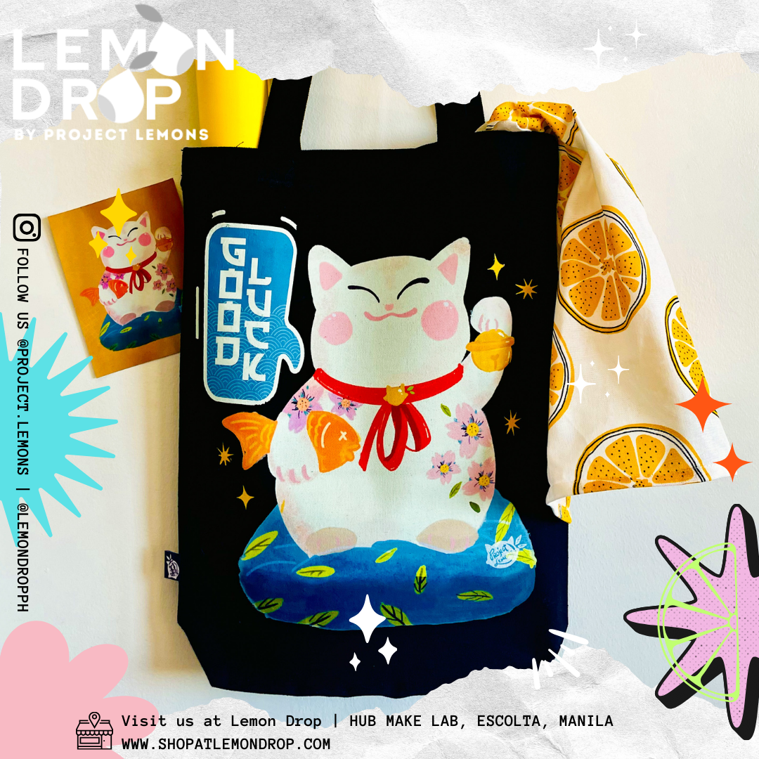 Lucky Cat - Maneki Neko Totebag