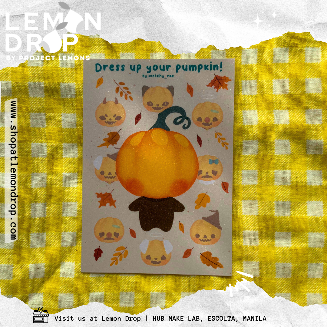 Dress up pumpkin print