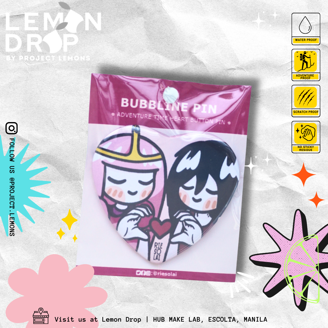 Bubbline Heart Pin