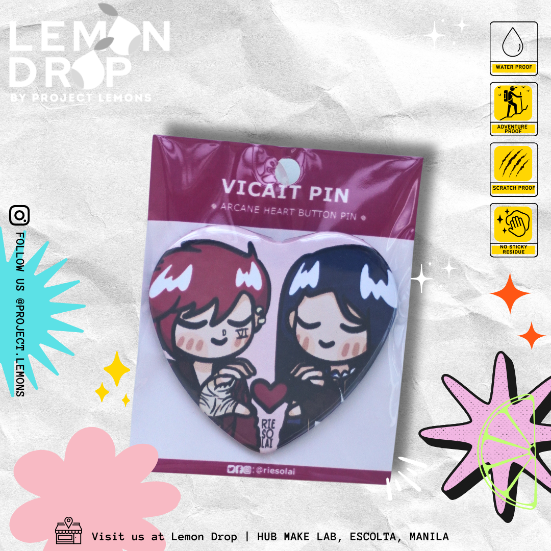 Vicait Heart Pin