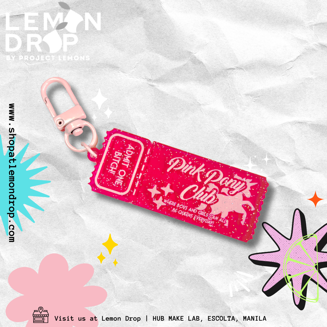 Sunog Baga - Pink Pony Club Keychain