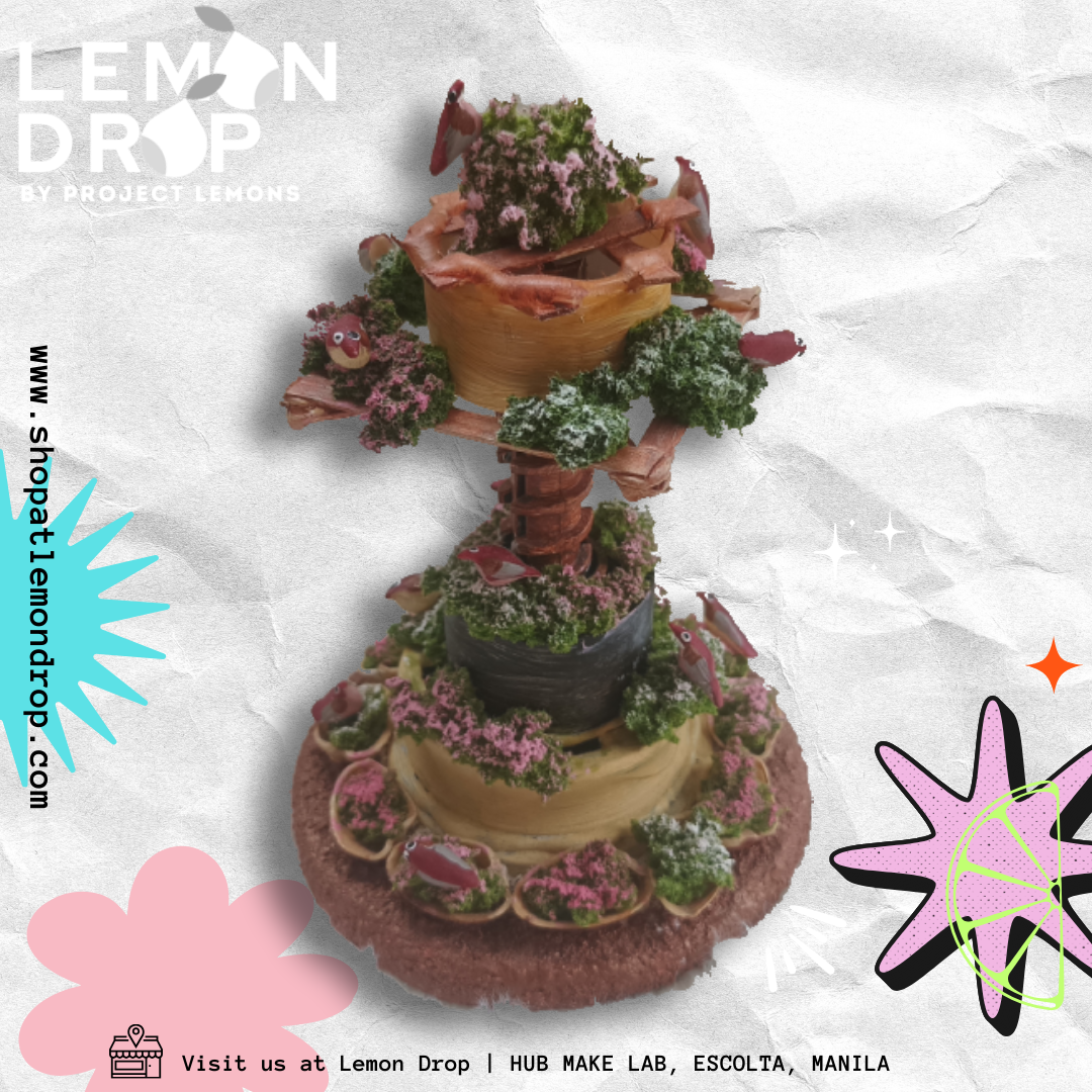 Pinkmauve upcycled garden