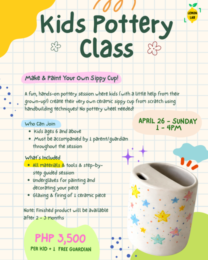 Kids Pottery Class