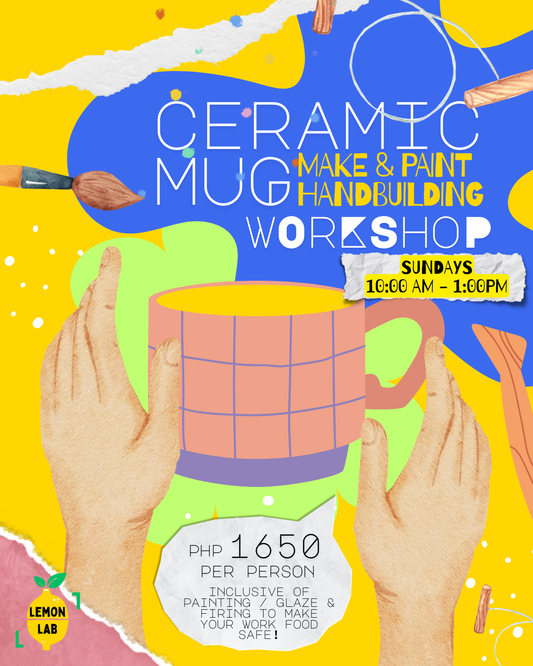 Ceramic Mug (Make & Paint Handbuilding) Workshop
