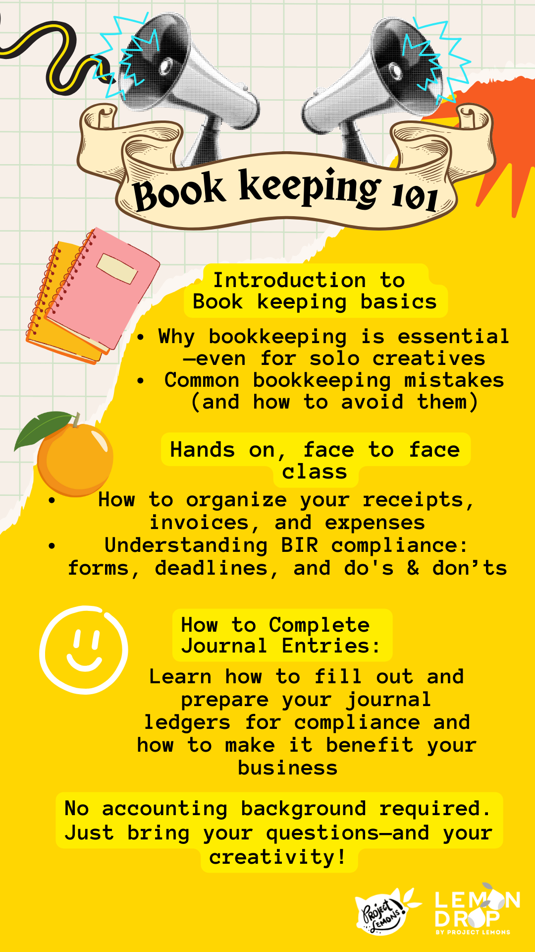 Bookkeeping 101 for Creatives & Small Businesses