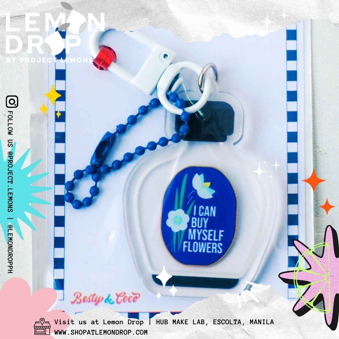 Whiteflower Keyring