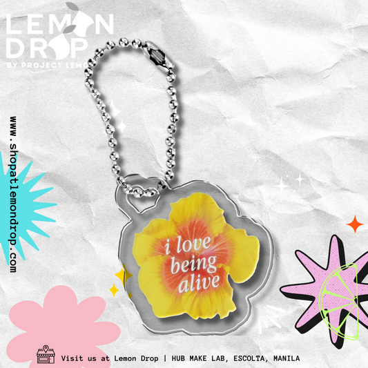 being alive keychain