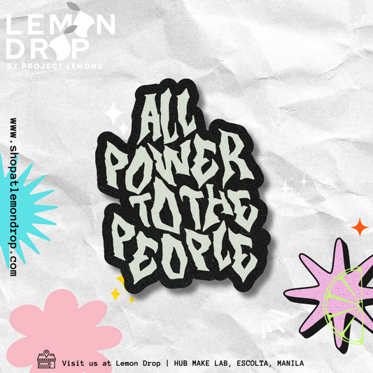 all power to the people sticker