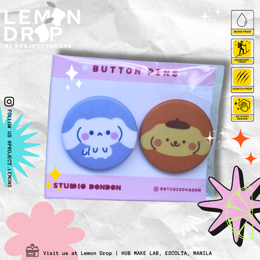 Sanrio V2 Button Pin Set
