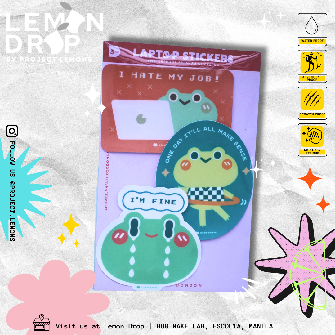 Frog Laptop Sticker Bundle