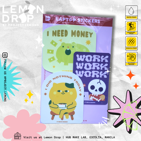 Work Laptop Sticker Bundle