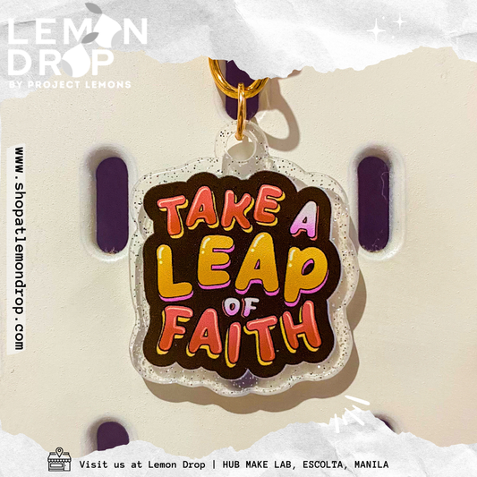 Take a Leap of Faith Keychain