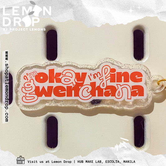 I'm Okay I'm Fine Gwenchana Keychain