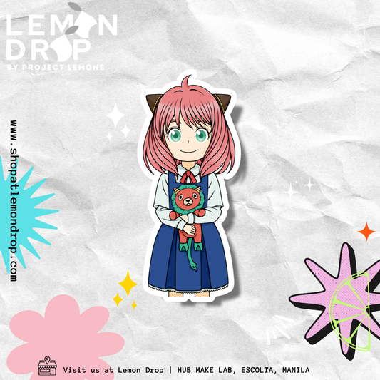 Anya Blue Dress (Spy x Family) Sticker