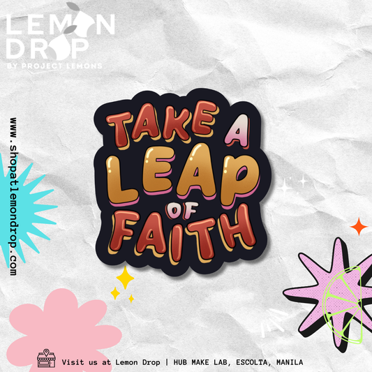 Take a Leap of Faith Sticker