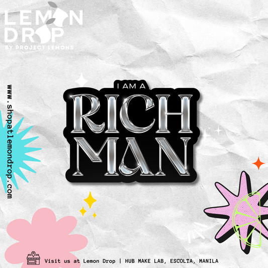 Rich Man Sticker