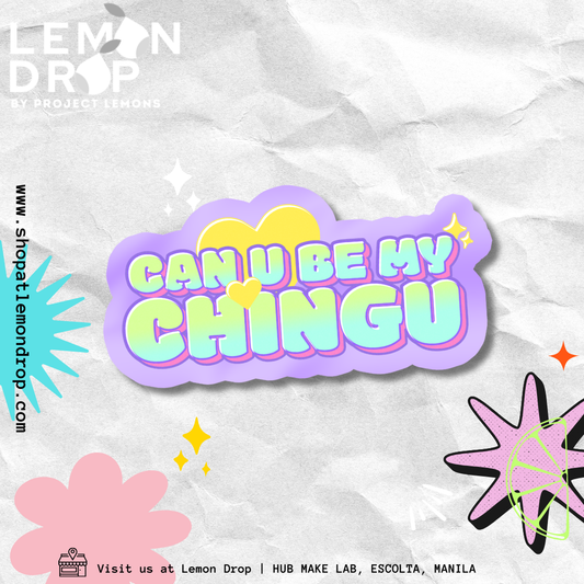 Can U Be My Chingu Sticker