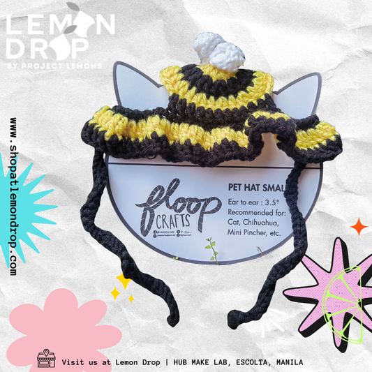 pet hat small bee