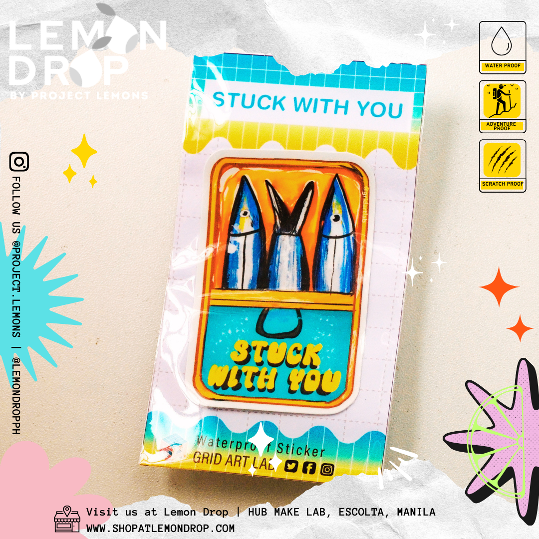 Grid Art Lab - Stuck with you Sticker