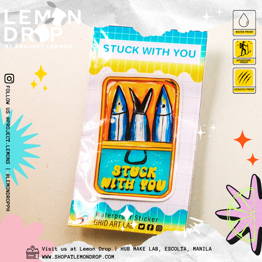 Grid Art Lab - Stuck with you Sticker