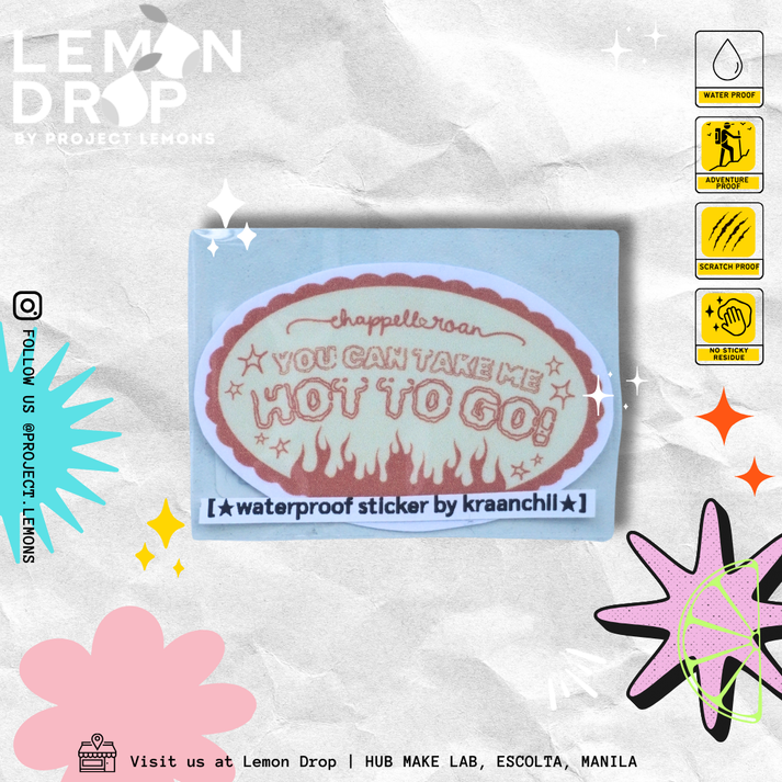 Hot to go Sticker – ProjectLemons