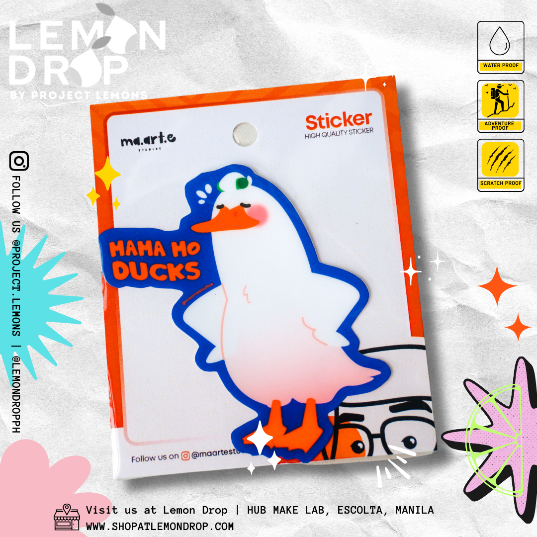 Ma.Art.e Studio - Mama Mo Ducks Sticker