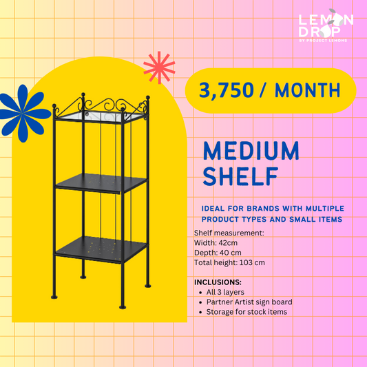 [Space] Medium Shelf - 1 month