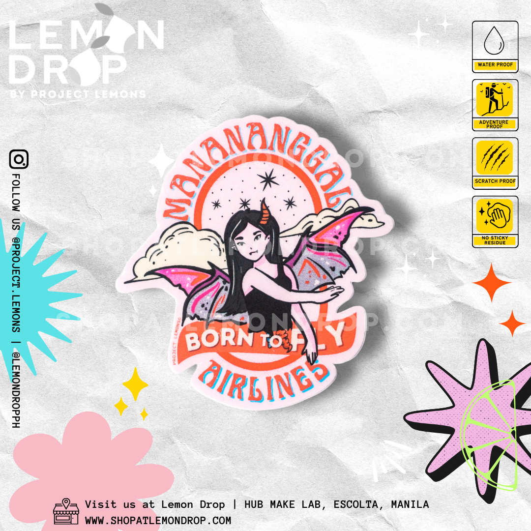 Manananggal Airlines Sticker