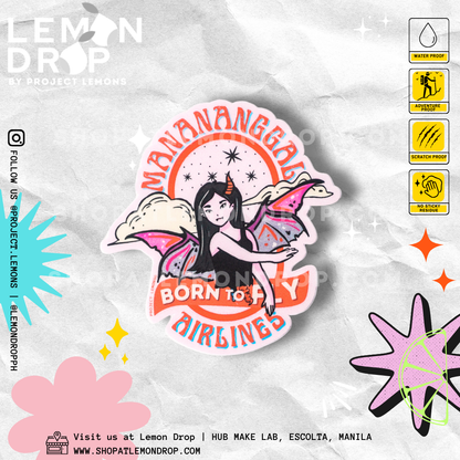 Manananggal Airlines Sticker