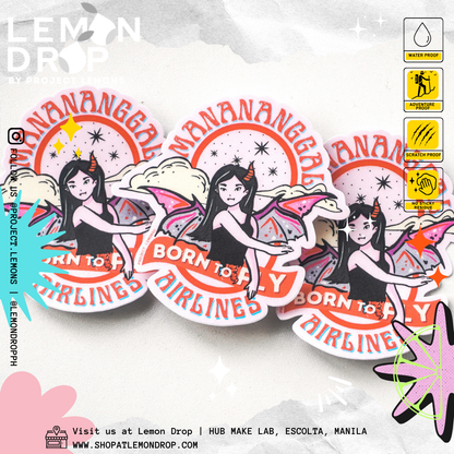 Manananggal Airlines Sticker