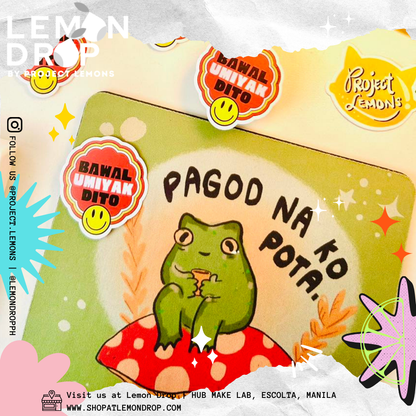 Frog Pagod na pota Mousepad