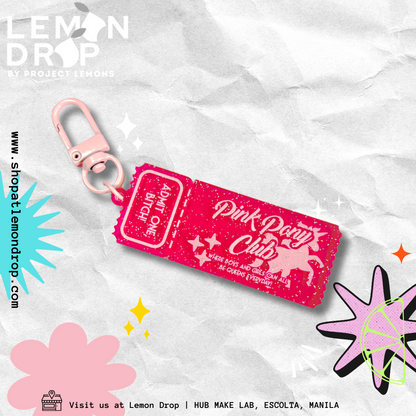 Sunog Baga - Pink Pony Club Keychain