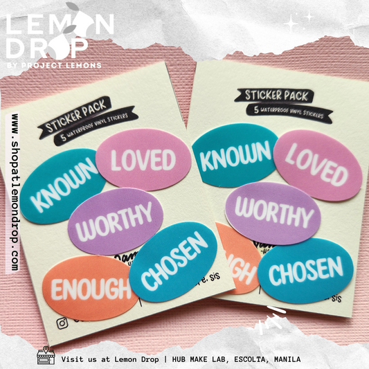 STICKER PACK (WORDS - WORTHY)