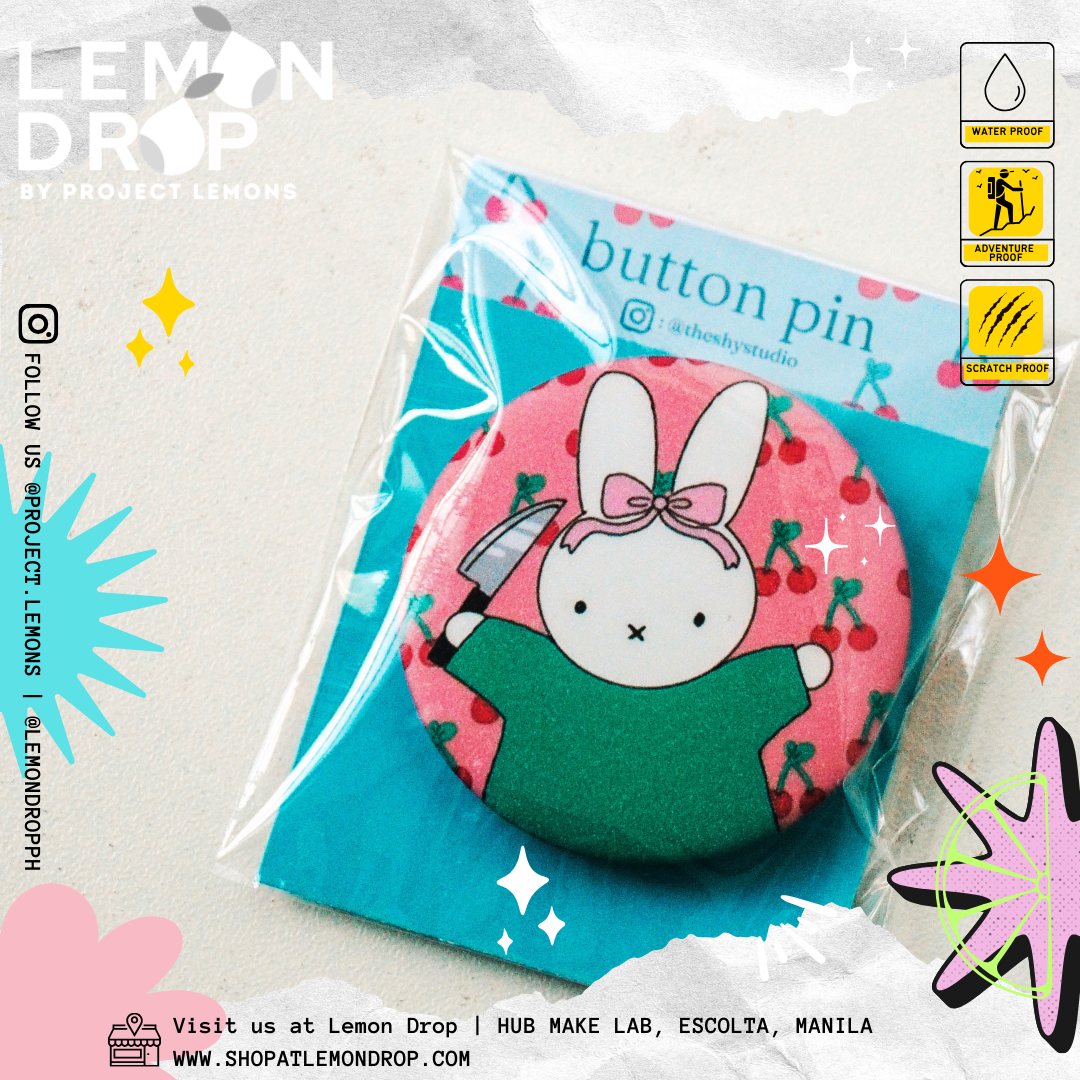 The Shy Studio - Miffy Button Pin