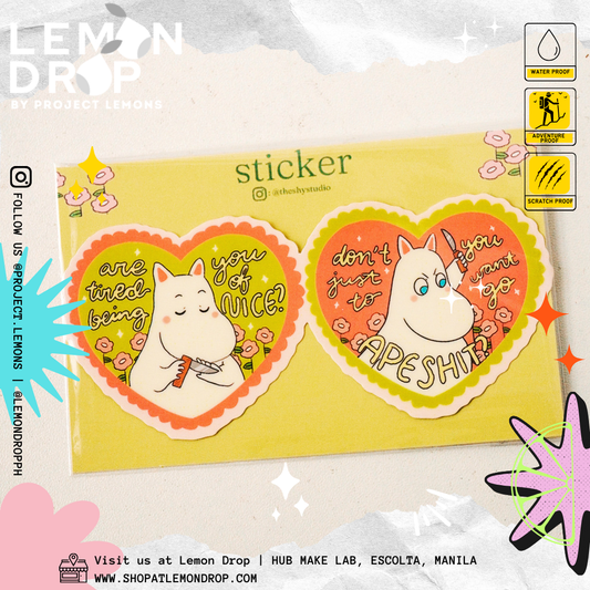 The Shy Studio - Knife Moomin Sticker