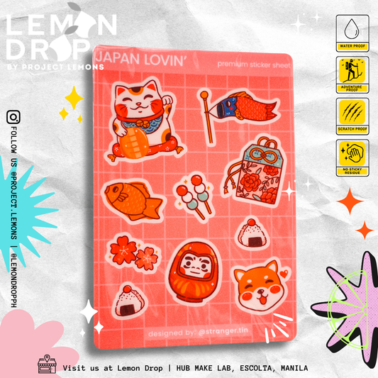 Stranger Tin - Japan Lovin Sticker Sheet