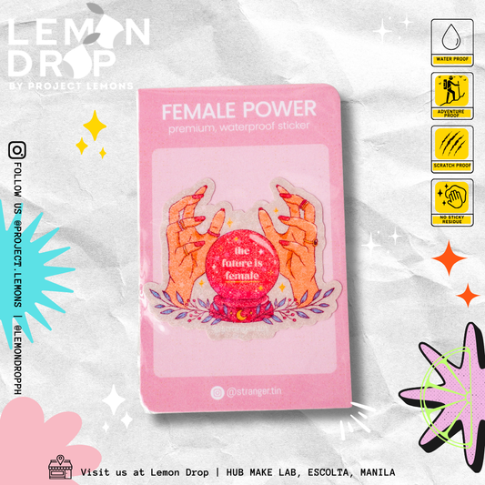 Stranger Tin - Female Power Sticker