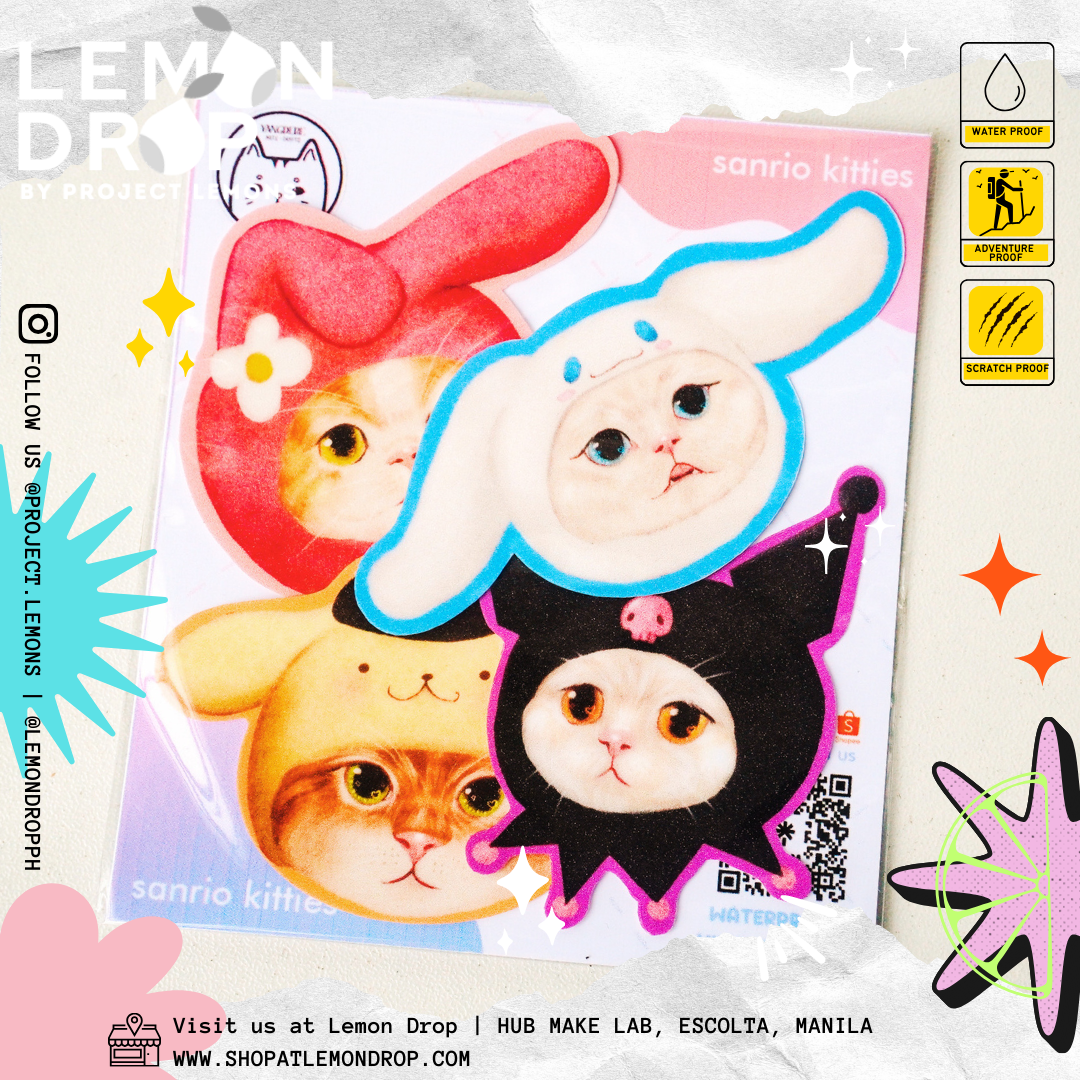 The Art of Yangdere - Sanrio Critter Sticker Pack (WP)