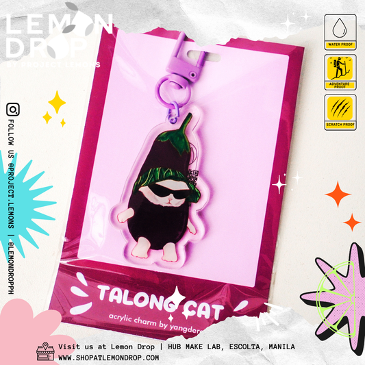 The Art of Yangdere - Talong Cat Acrylic Charm